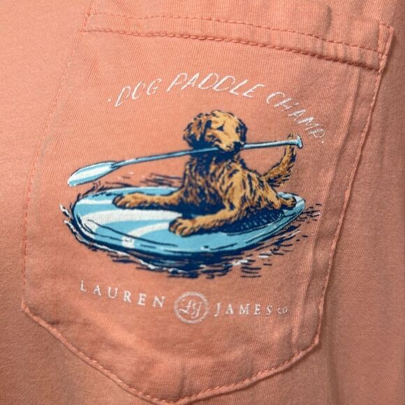 Lauren James Dog Paddle Champ Long Sleeve T-Shirt | Size M - Picture 2 of 5